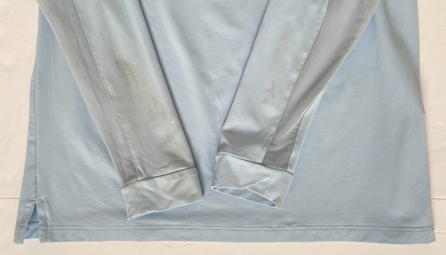 Tailored Sportsman Long Sleeve Icefil Shirt - Baby Blue - Women's Small