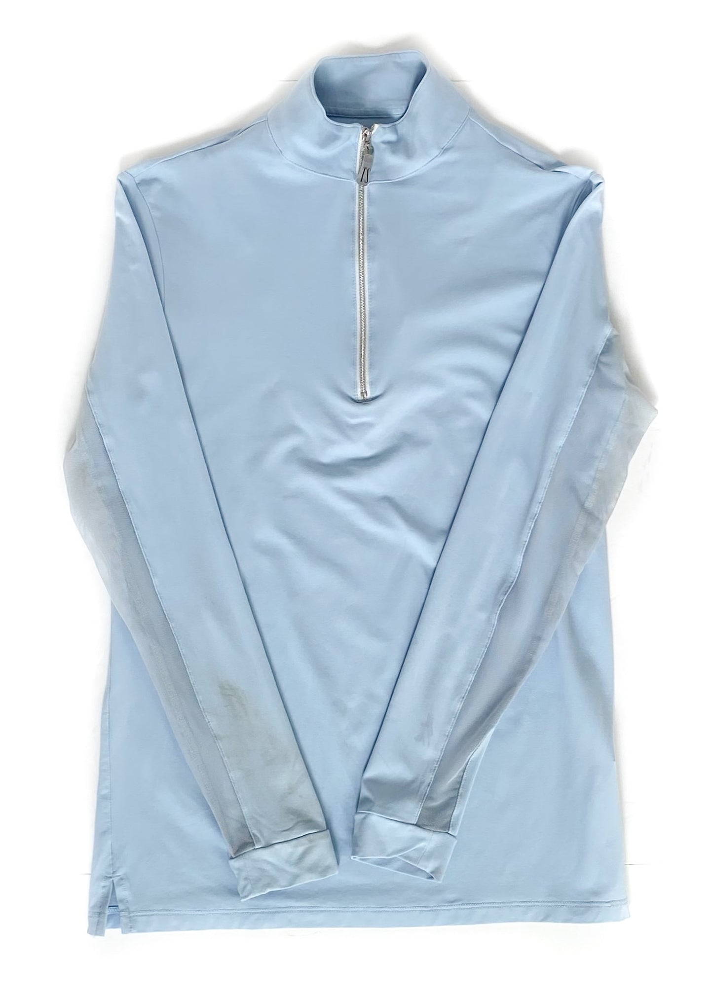 Tailored Sportsman Long Sleeve Icefil Shirt - Baby Blue - Women's Small
