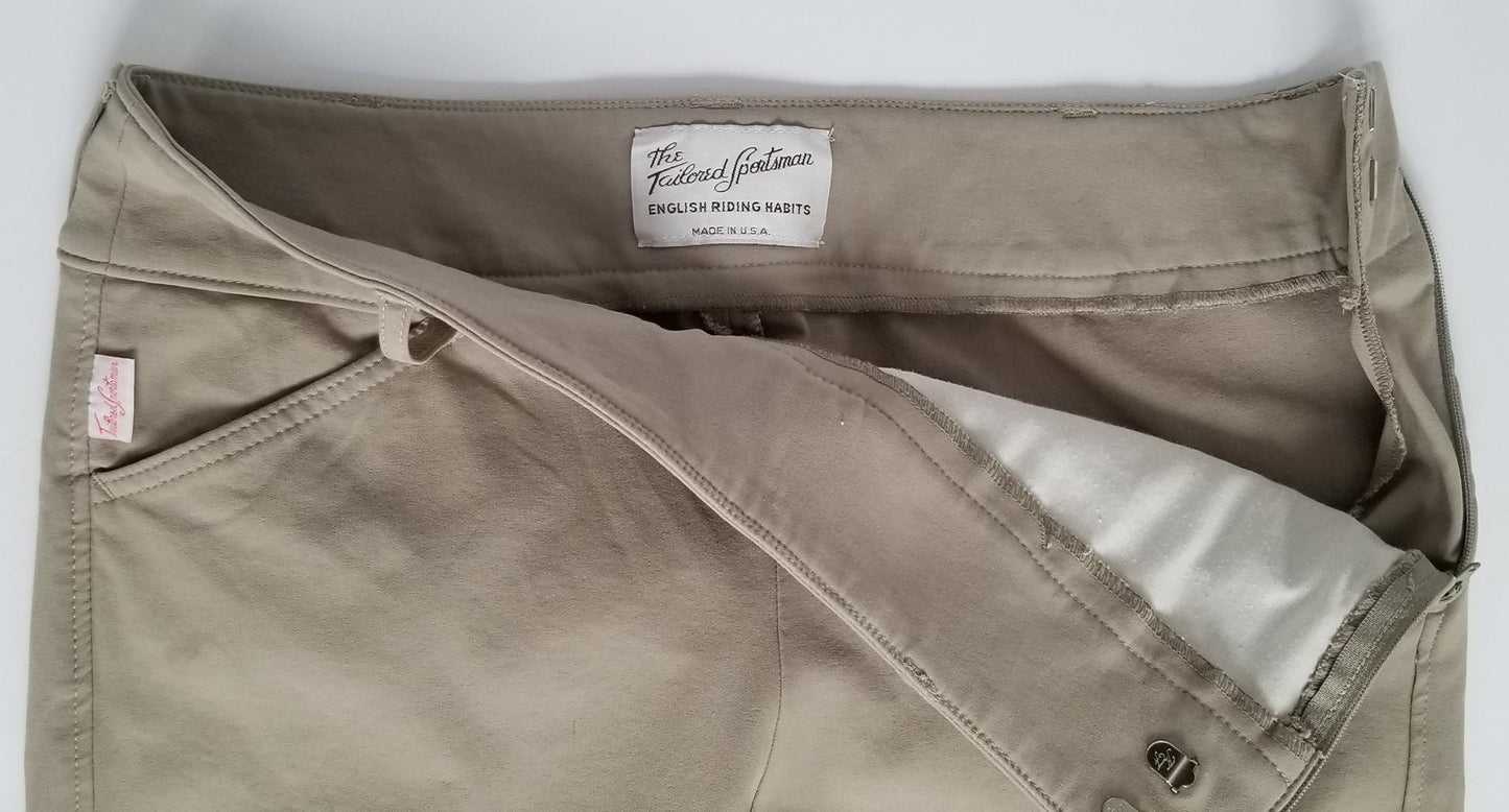 Tailored Sportsman Trophy Hunter Side Zip Breeches - Tan - Women's 30L