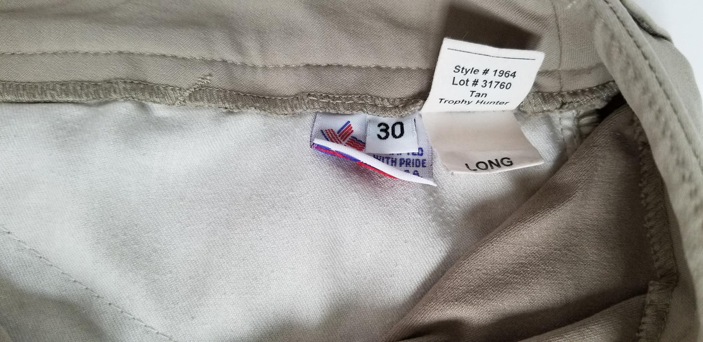 Tailored Sportsman Trophy Hunter Side Zip Breeches - Tan - Women's 30L