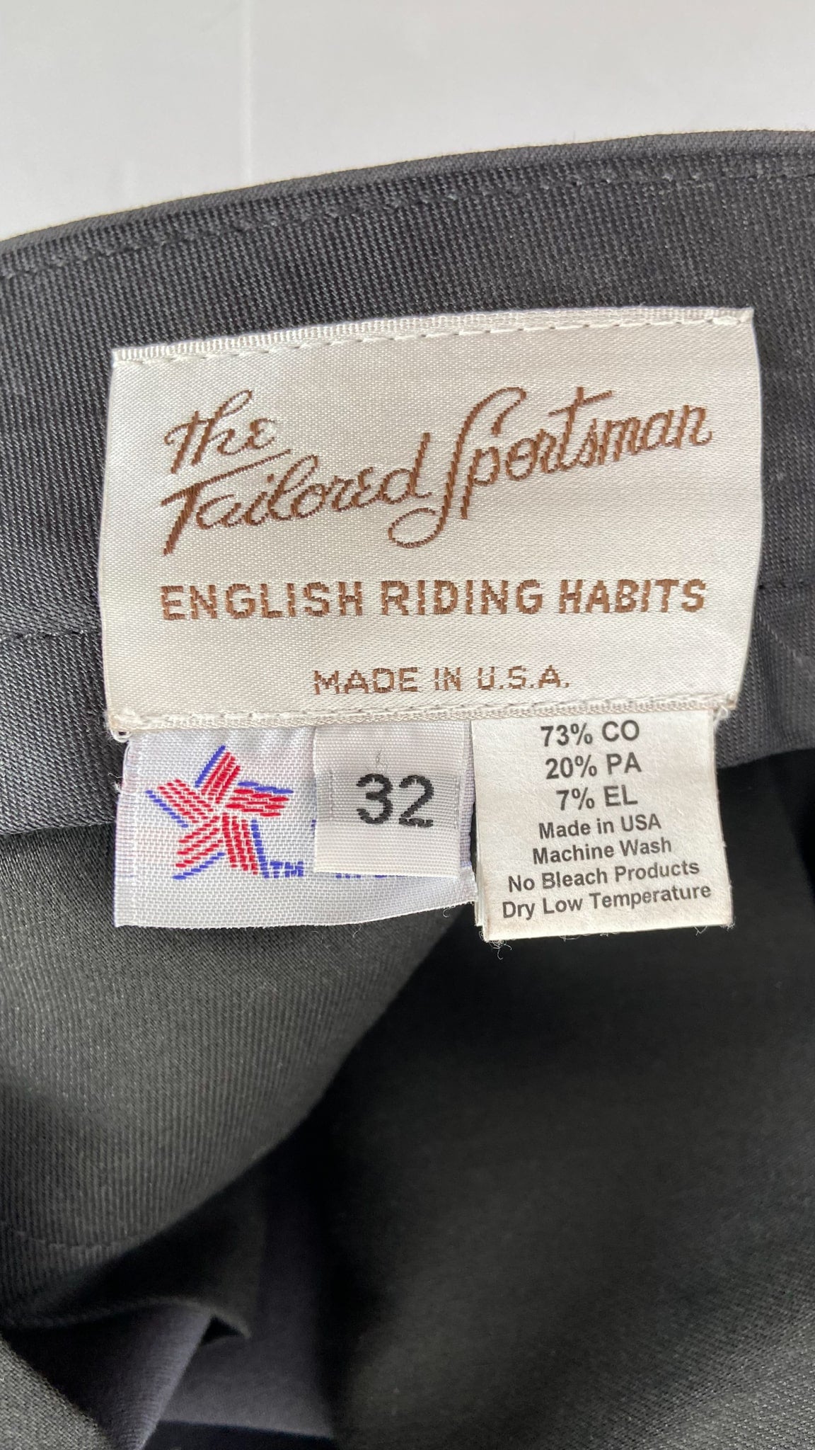 Tailored Sportsman Trophy Hunter Breeches - Charcoal - Men's 32L