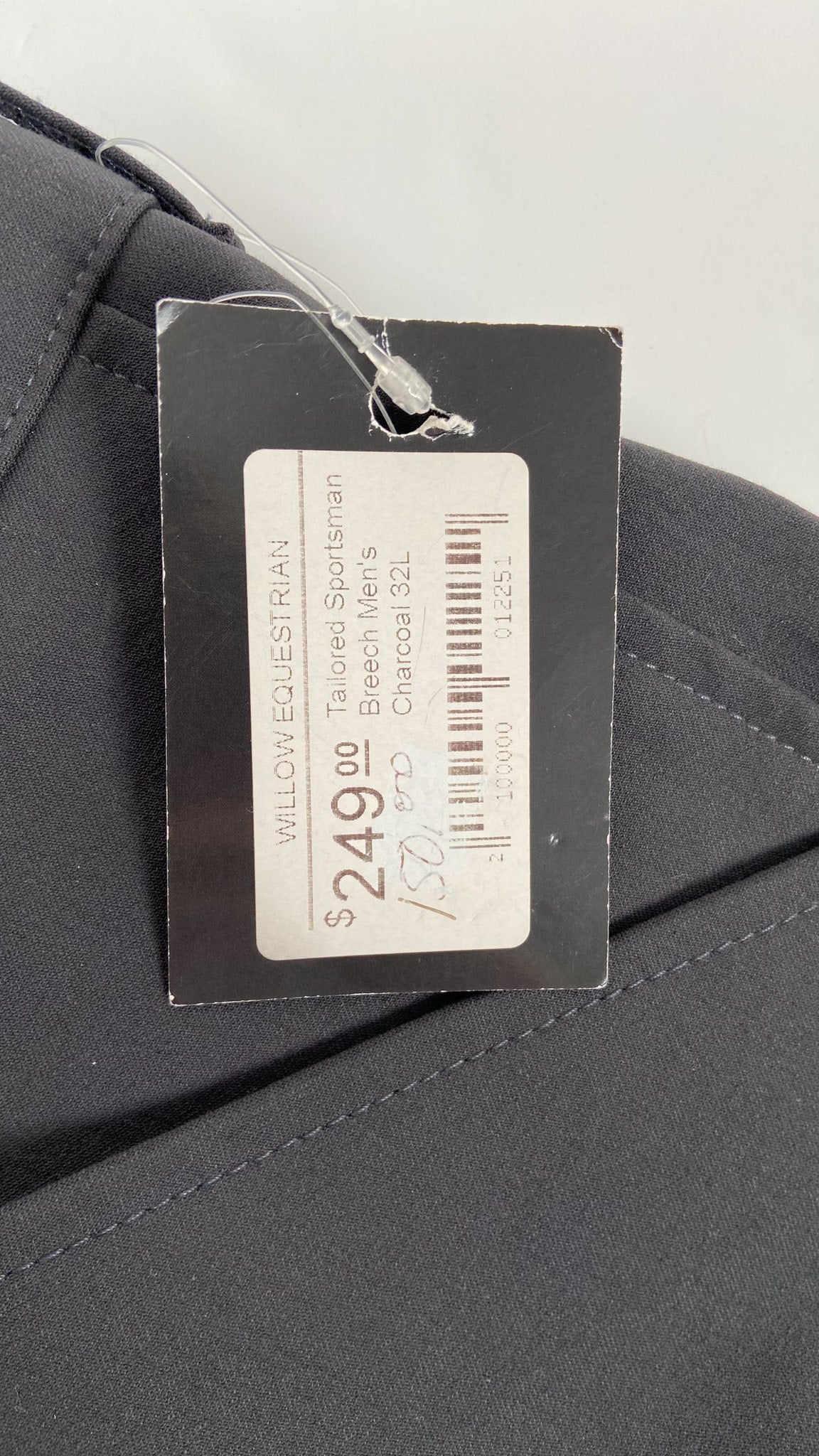 Tailored Sportsman Trophy Hunter Breeches - Charcoal - Men's 32L