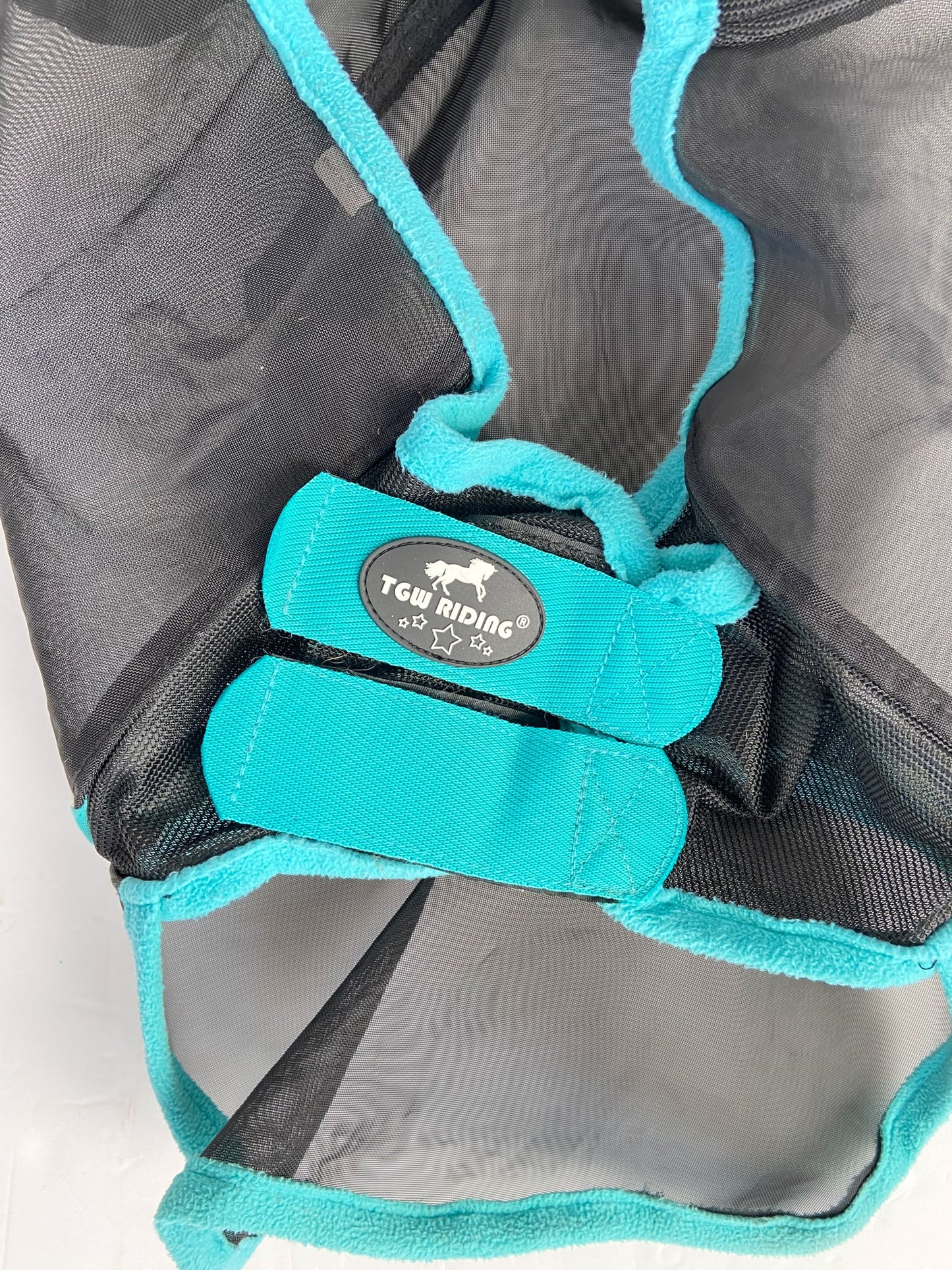 TGW Riding Fly Mask - Turquoise - Cob