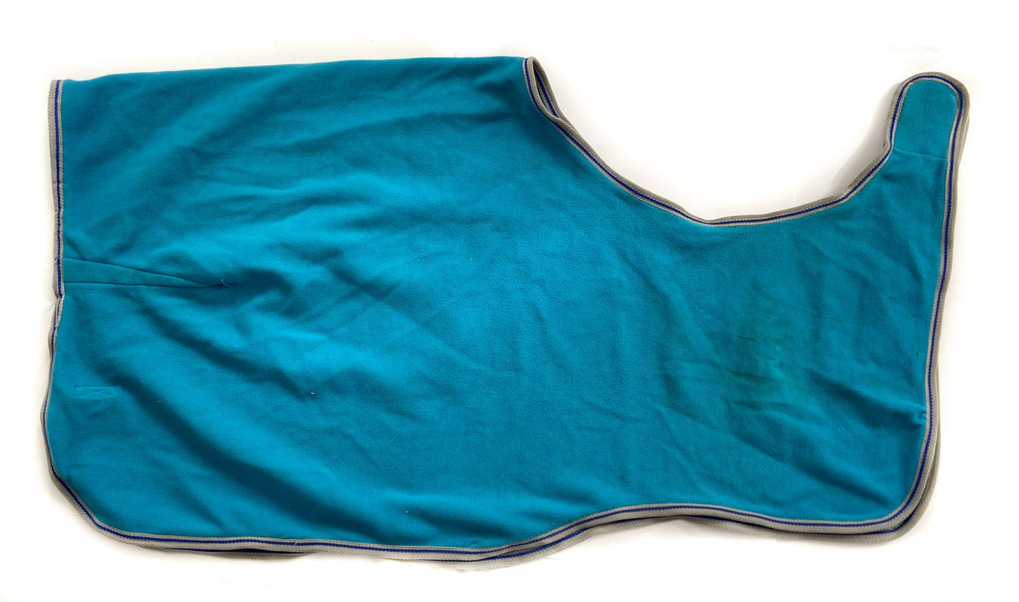 Fleece Quarter Sheet - Teal - Medium (Pony)