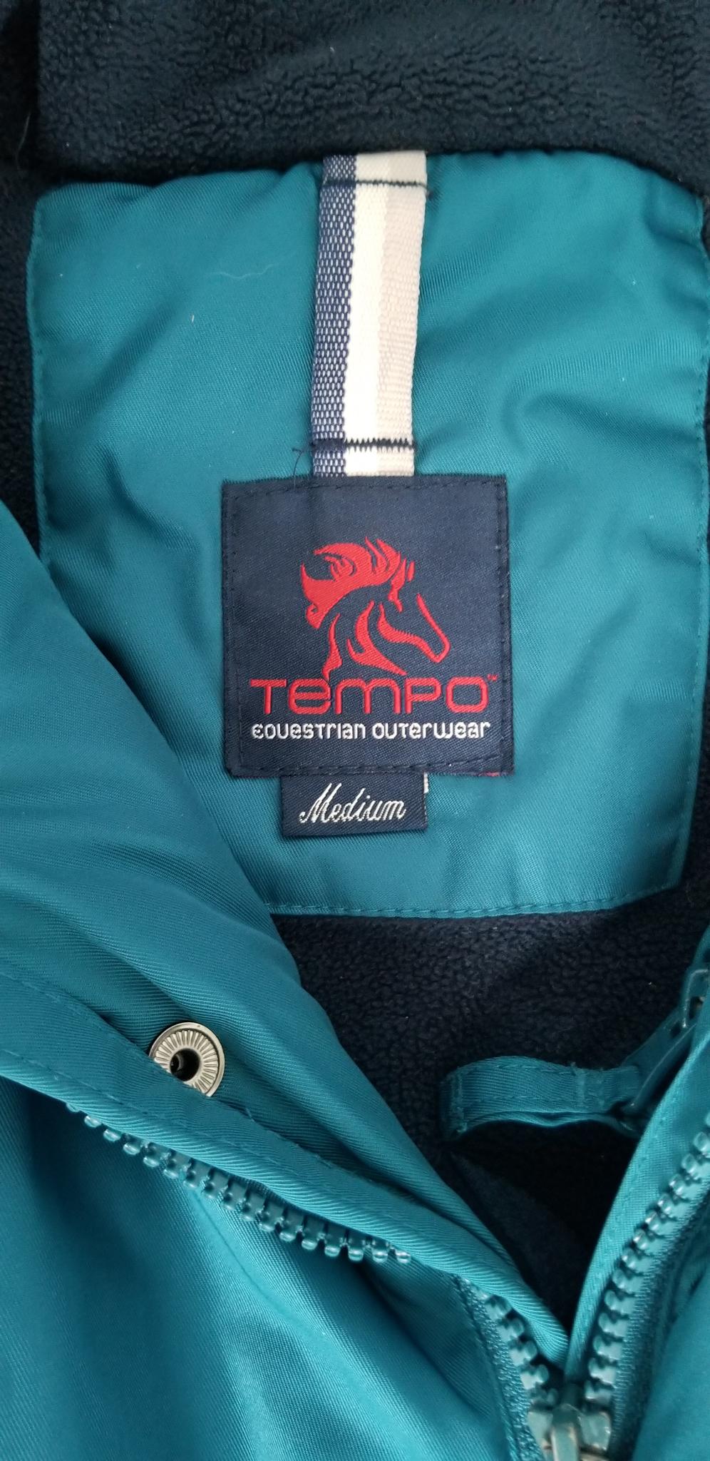 Tempo Equestrian Bomber Jacket - Teal - Women's Medium
