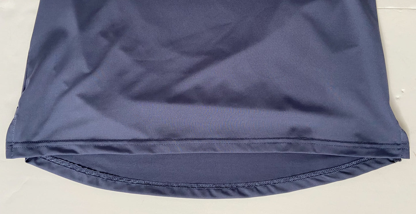 Tempo Equestrian Coco Functional Lace Trim Shirt - Blue - Women's Medium