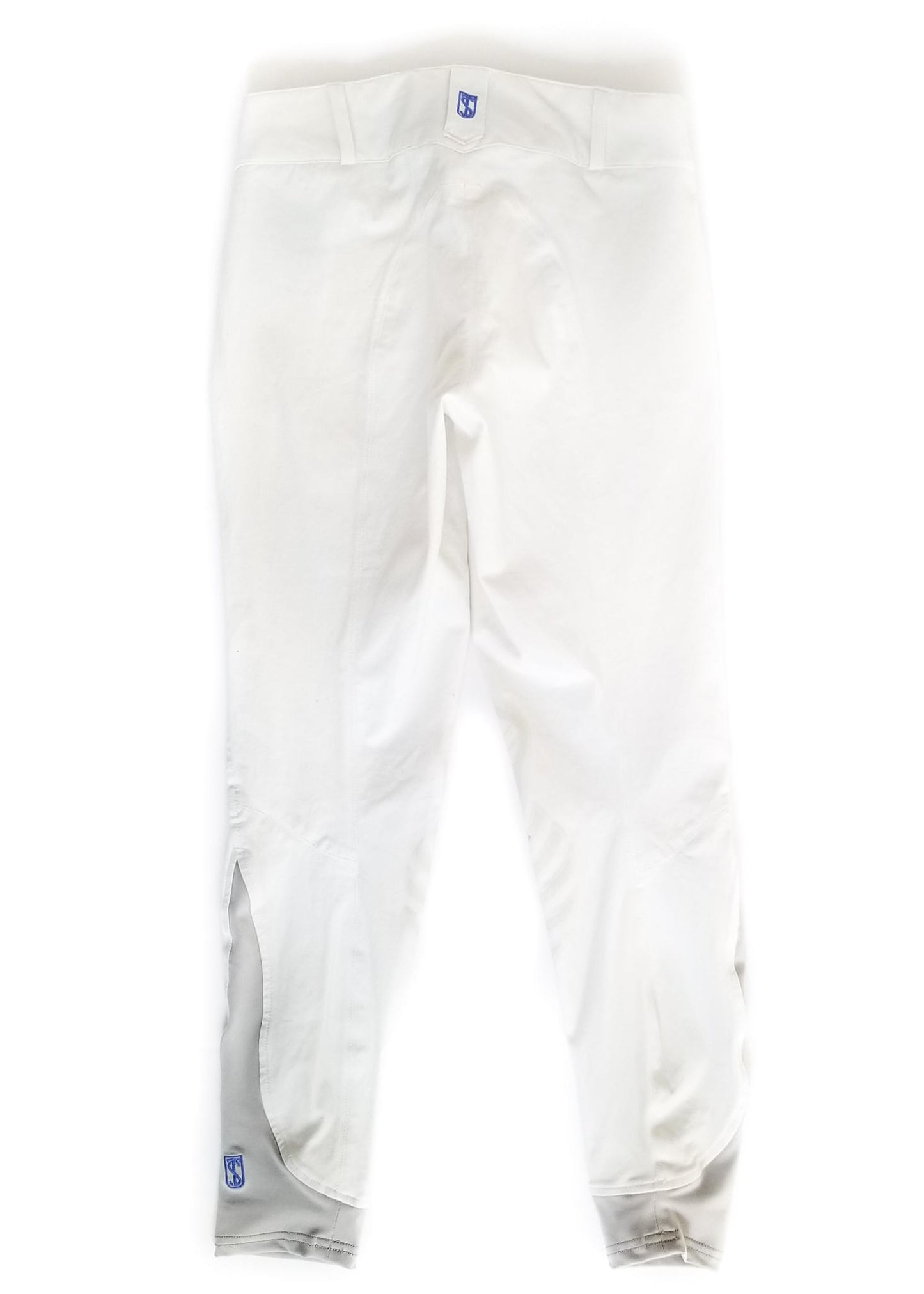 Tredstep Symphony No. 2 Azzura Silicone Knee Patch Breeches - White - Women's 24R