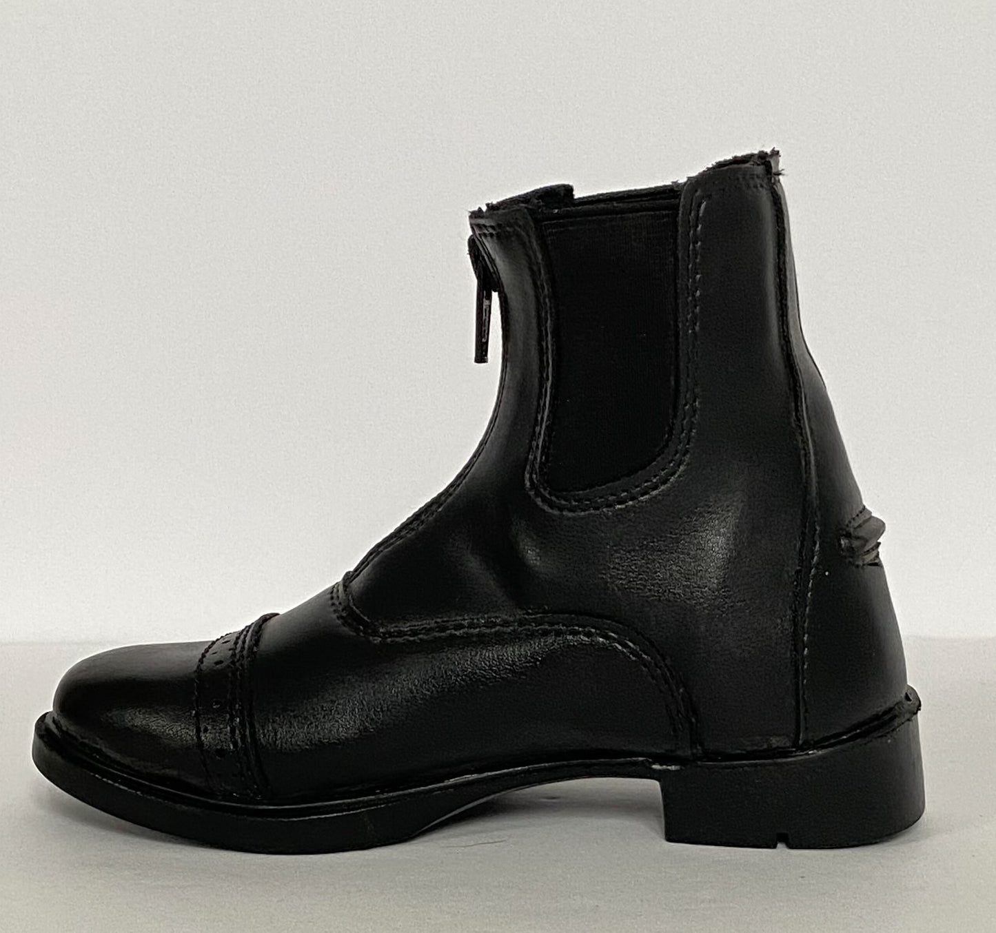 TuffRider Starter Paddock Boots - Black - Youth 8