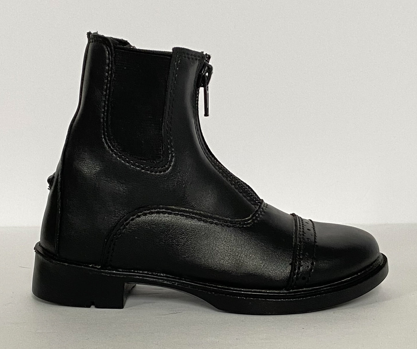 TuffRider Starter Paddock Boots - Black - Youth 8