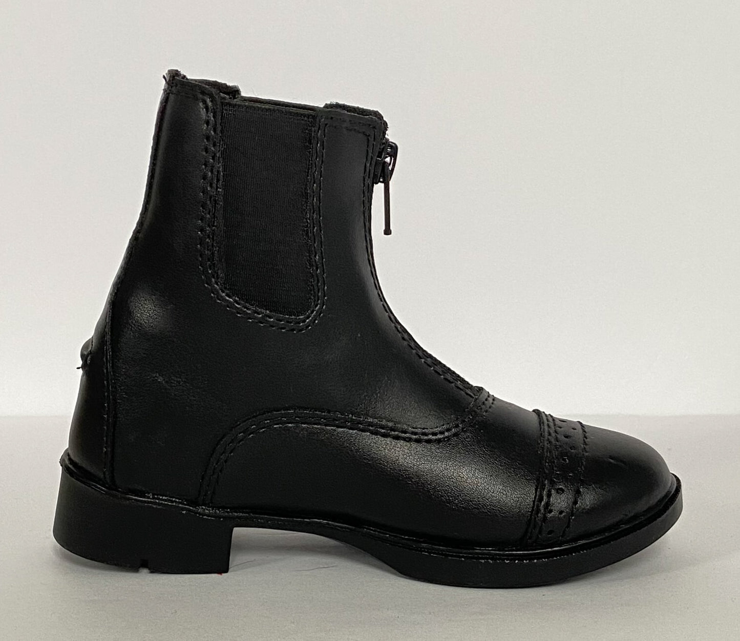 TuffRider Starter Paddock Boots - Black - Youth 8