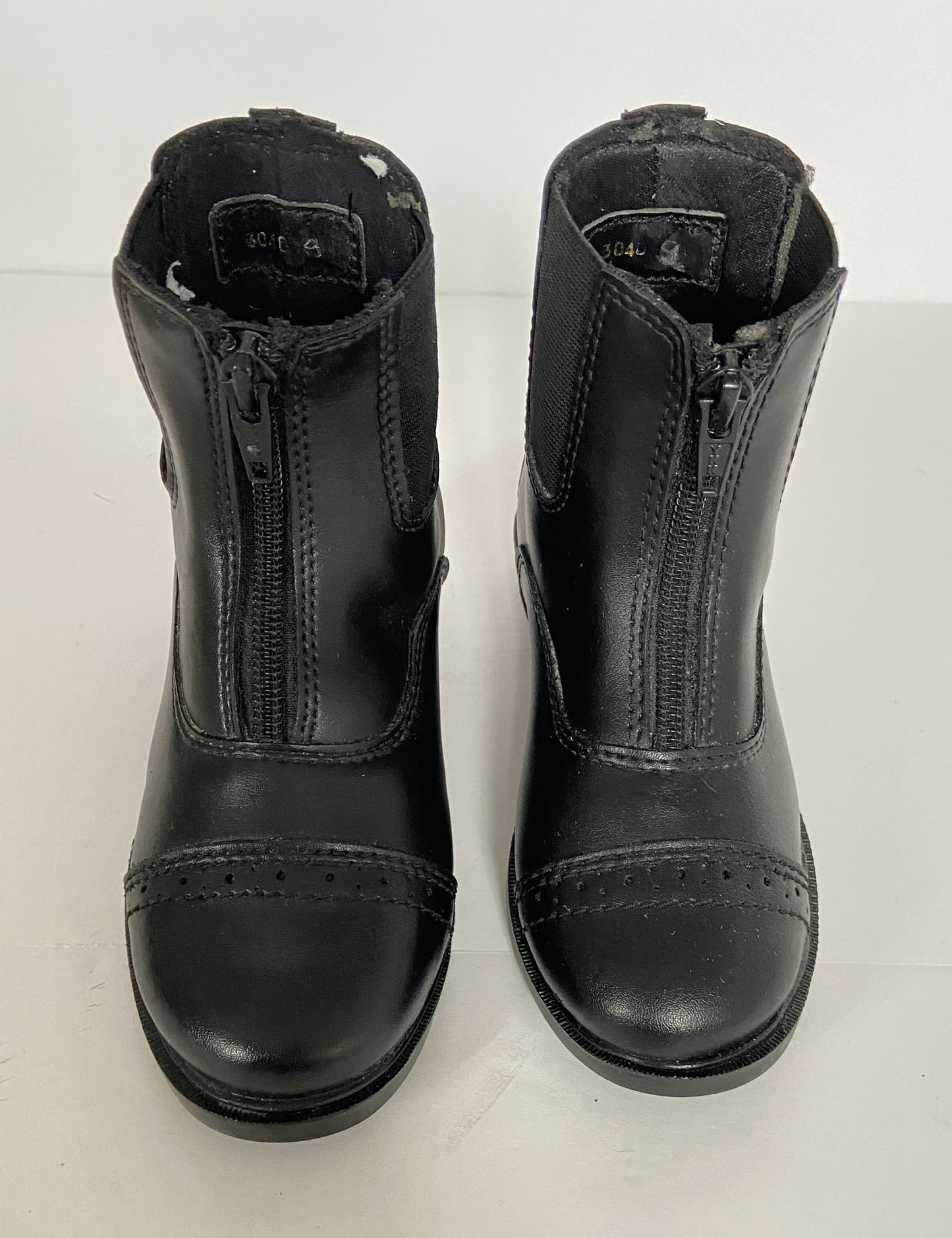 TuffRider Starter Paddock Boots - Black - Youth 8