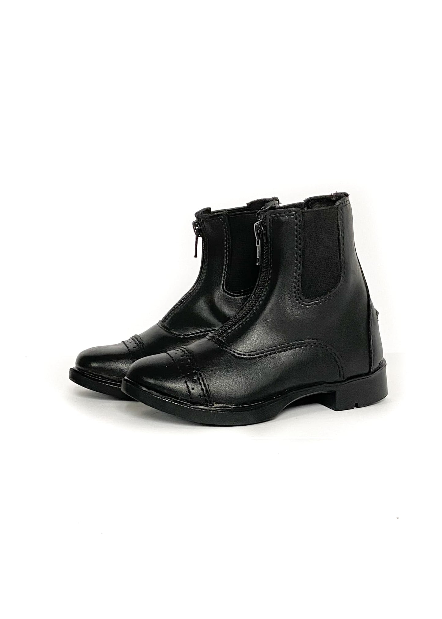 TuffRider Starter Paddock Boots - Black - Youth 8