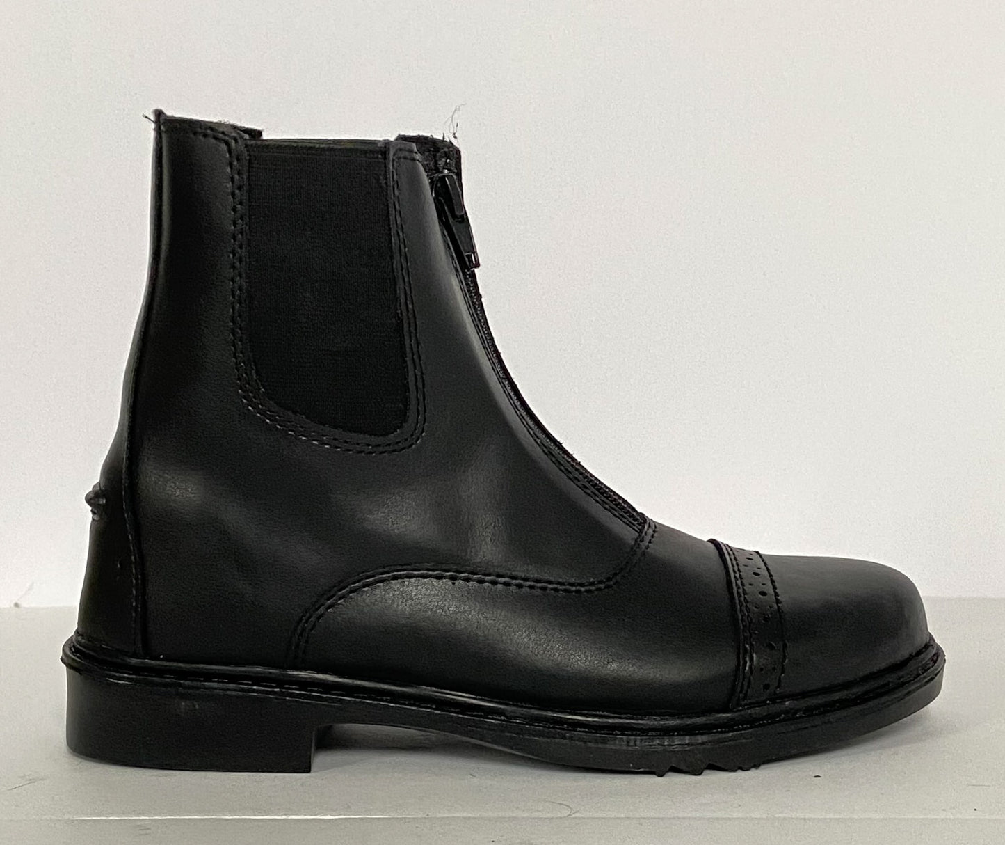 TuffRider Starter Paddock Boots - Black - Youth 5