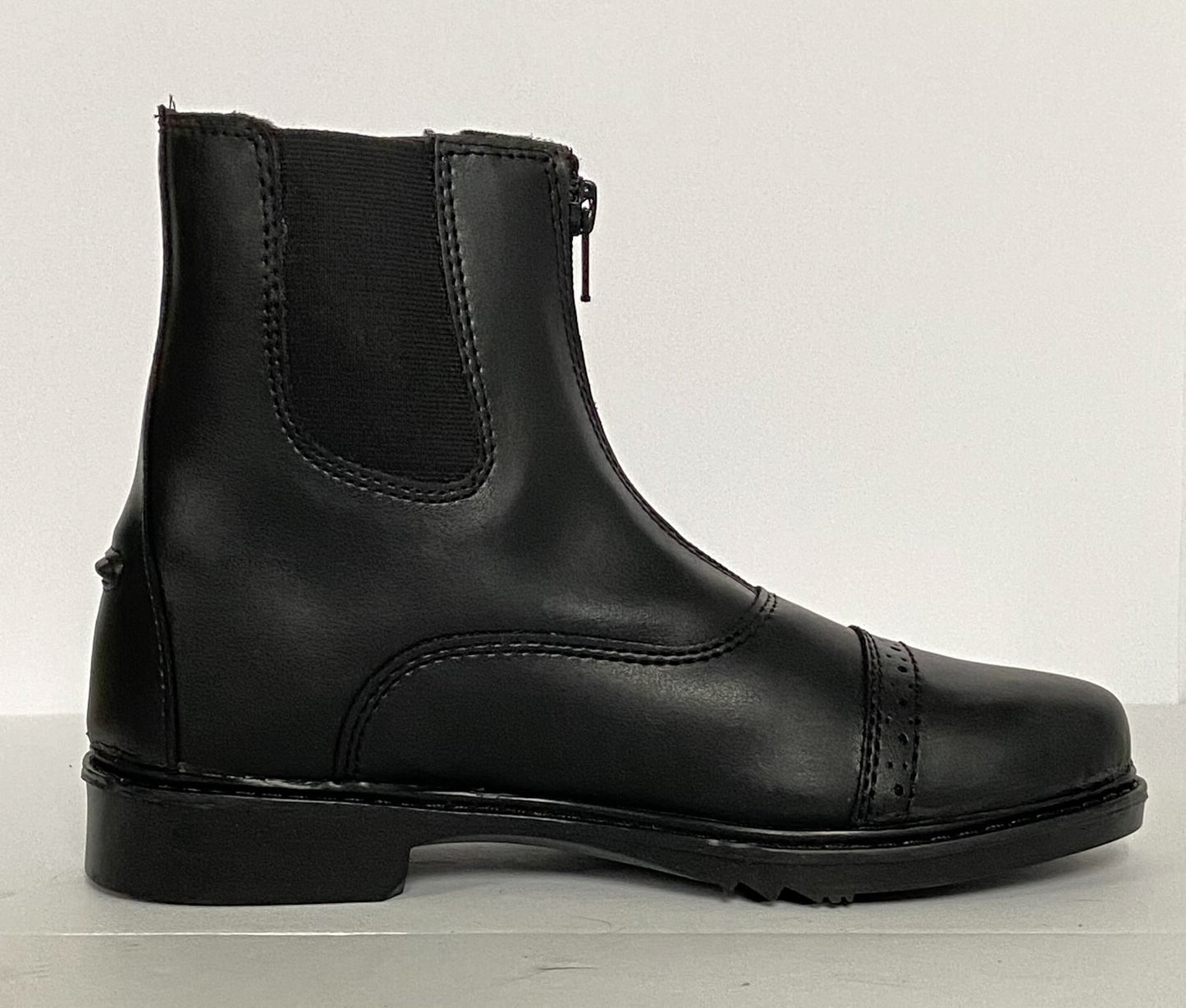 TuffRider Starter Paddock Boots - Black - Youth 5