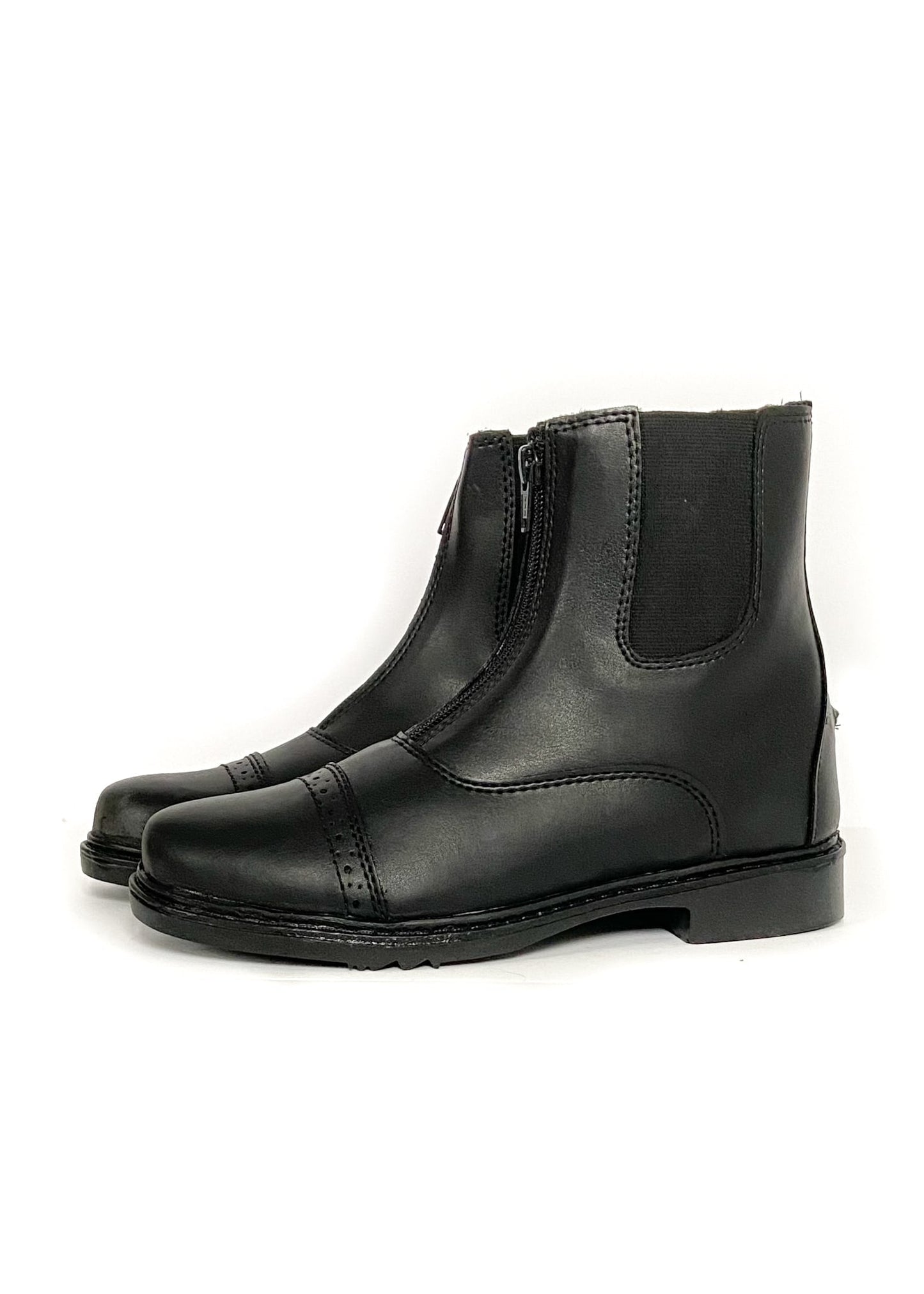 TuffRider Starter Paddock Boots - Black - Youth 5