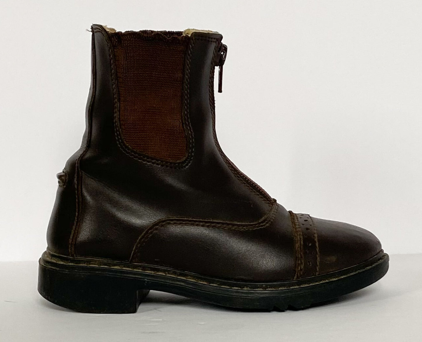 TuffRider Starter Paddock Boots - Brown - Youth 12