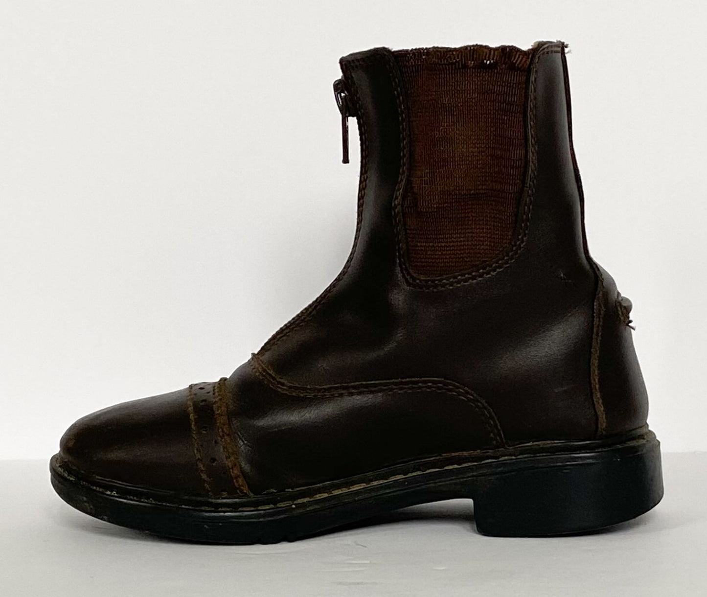 TuffRider Starter Paddock Boots - Brown - Youth 12