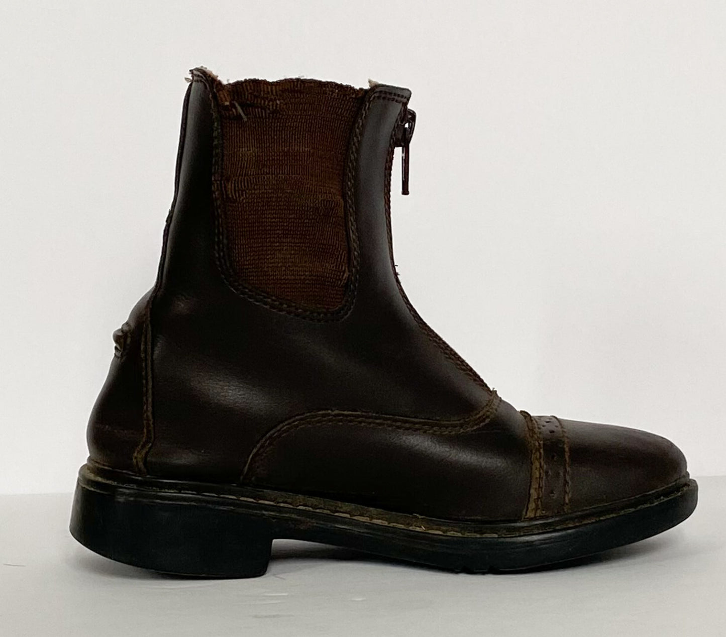 TuffRider Starter Paddock Boots - Brown - Youth 12
