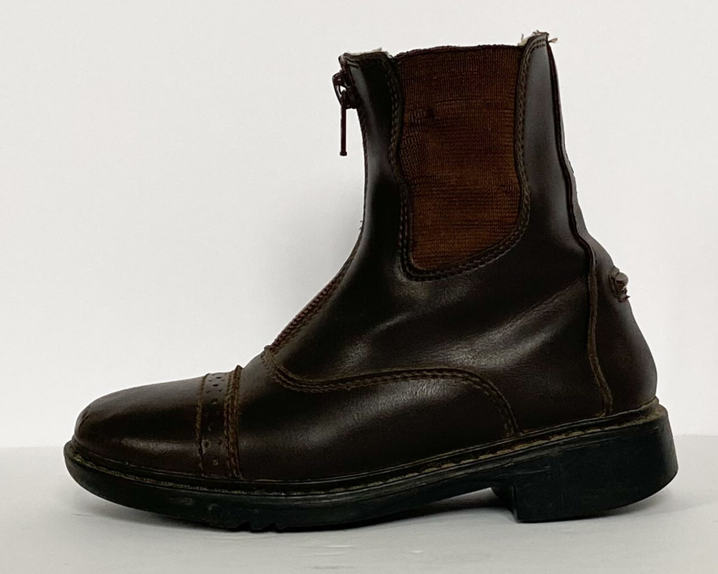 TuffRider Starter Paddock Boots - Brown - Youth 12
