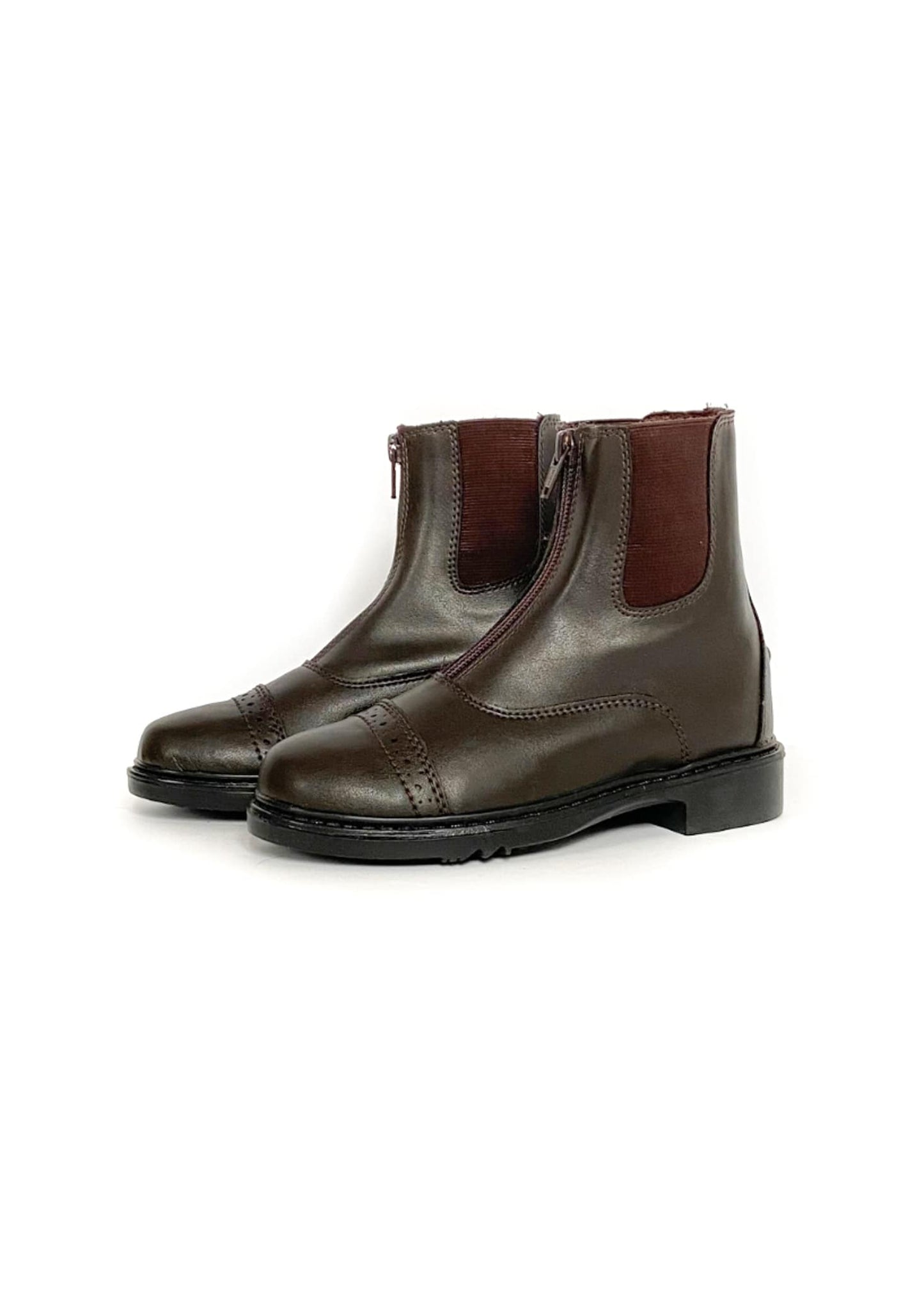 TuffRider Starter Paddock Boots - Brown - Youth 1