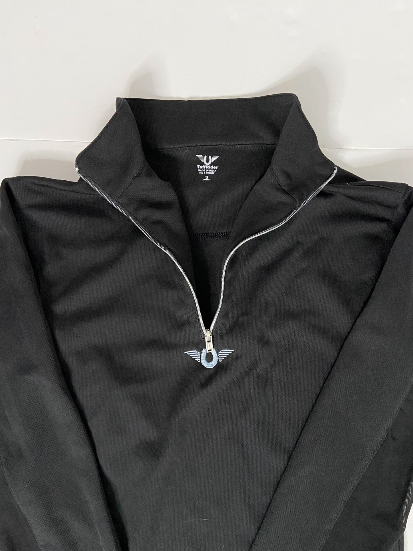 TuffRider Ventilated Technical Long Sleeve Sport Shirt - Black - Women's Small