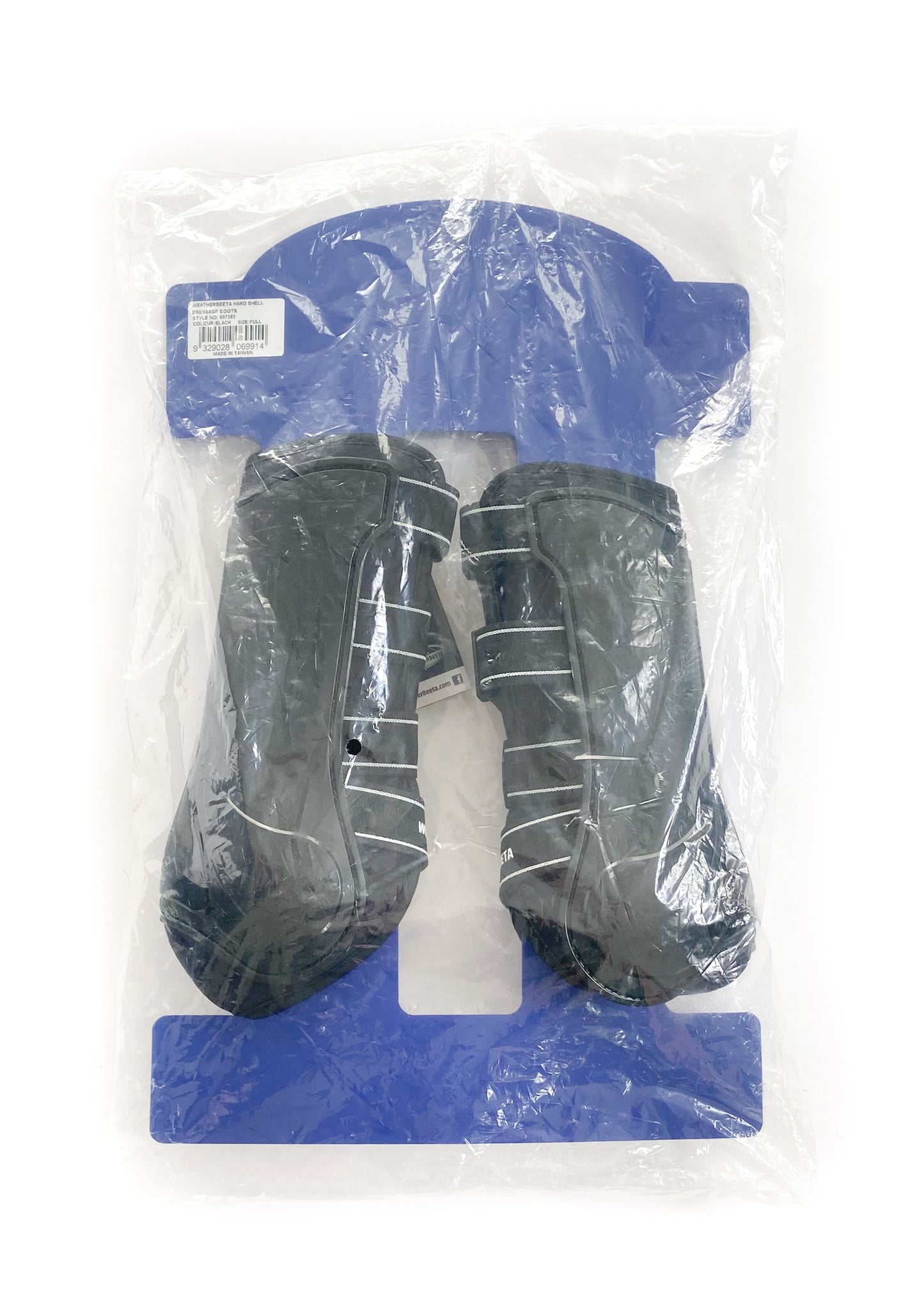 Weatherbeeta Hard Shell Dressage Boots - Black - Full