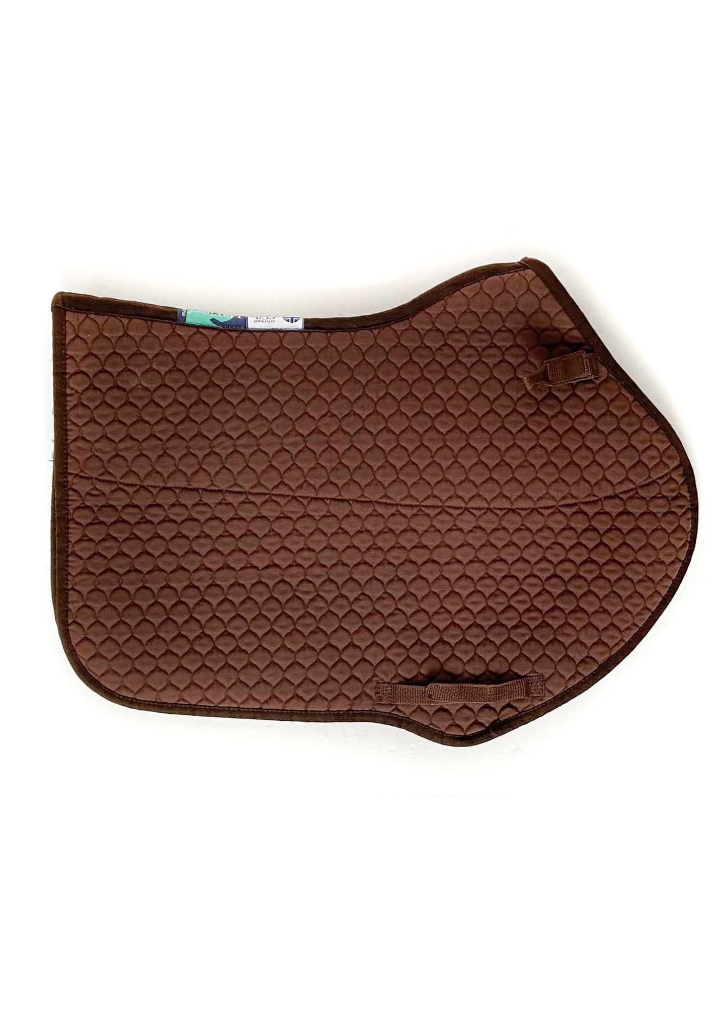 Nuumed HiWither Wool Close Contact Saddle Pad - Brown - Medium (16" - 17")