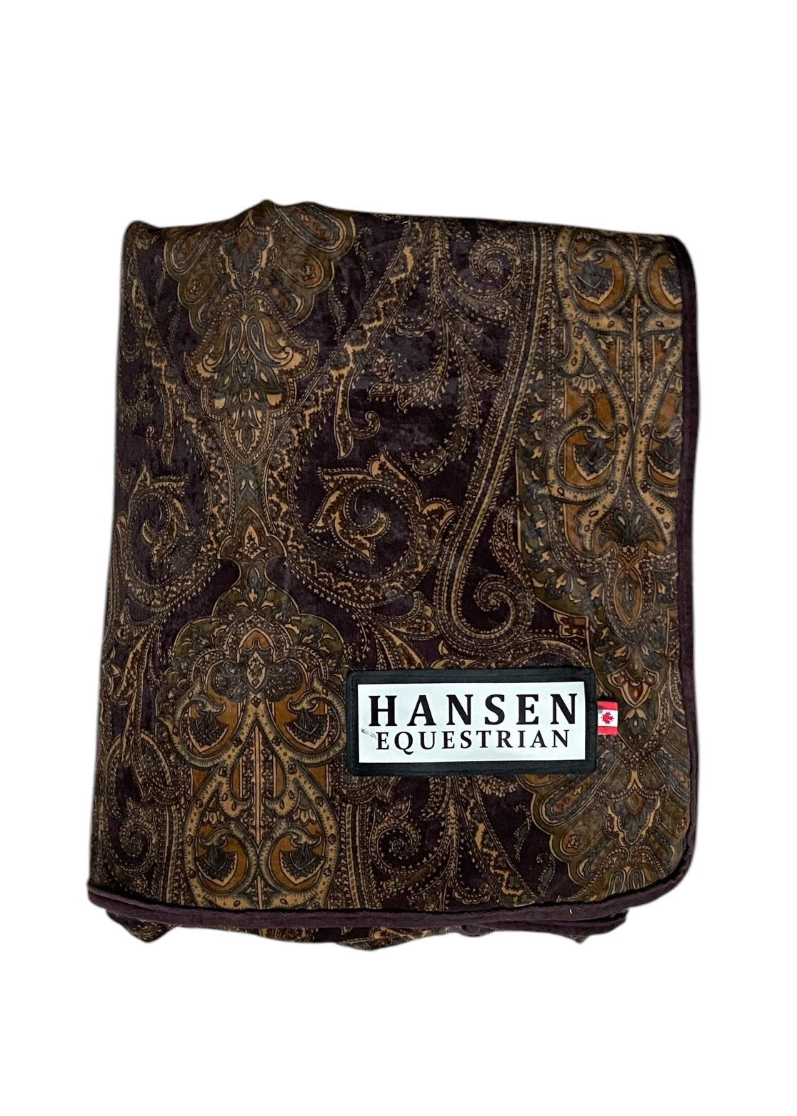 Hansen Equestrian Lush Velvet Quarter Sheet - Brown - Large