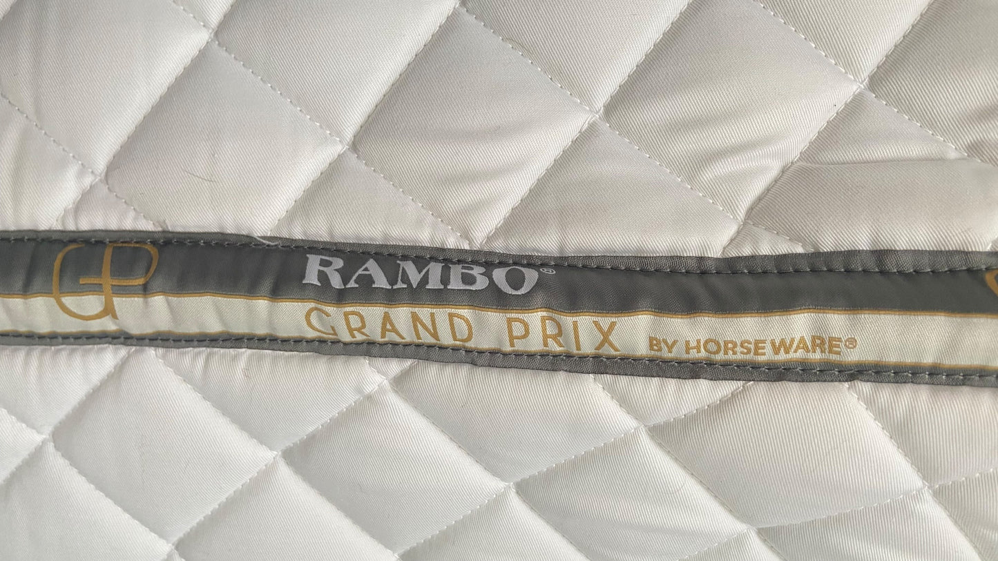 Horseware Rambo Grand Prix Jump Pad - White - Cob/Horse