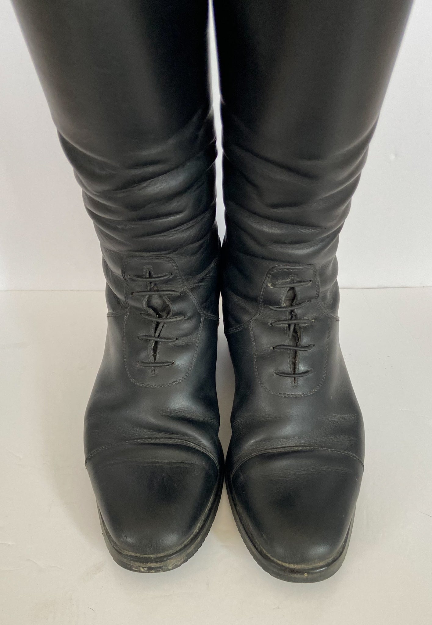 Tucci Galileo Field Boots - Black - Women's Size 36D