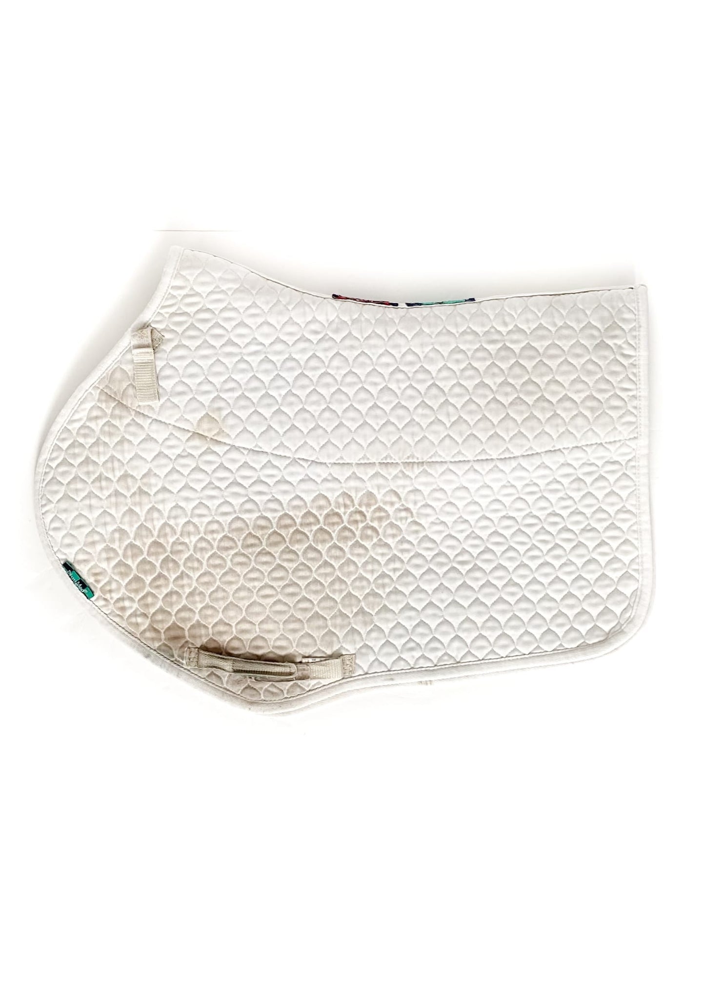 Nuumed HiWither Wool Close Contact Saddle Pad - White - Medium (16" - 17")