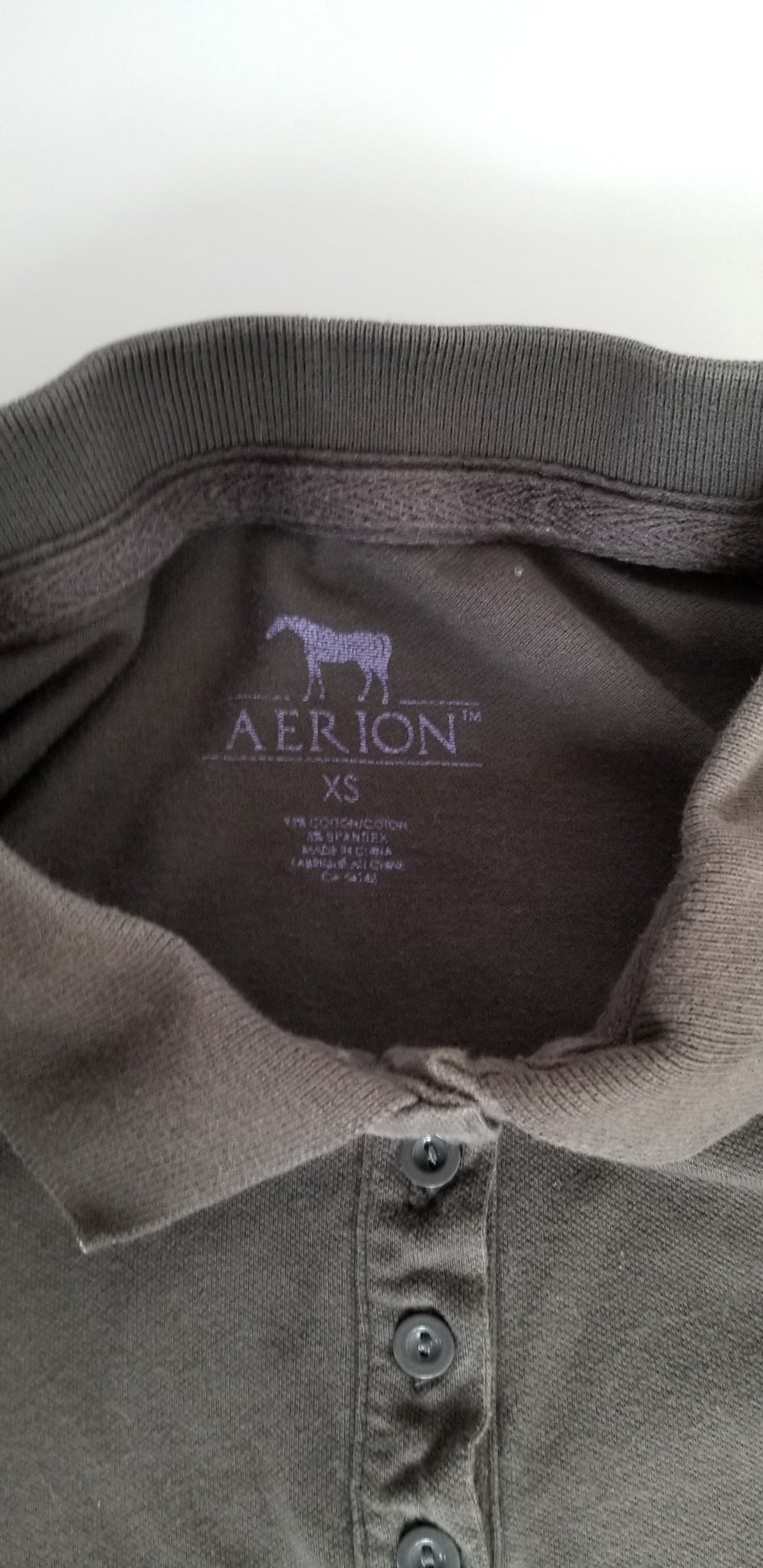 Aerion Pique Polo Shirt - Brown - Women's XS