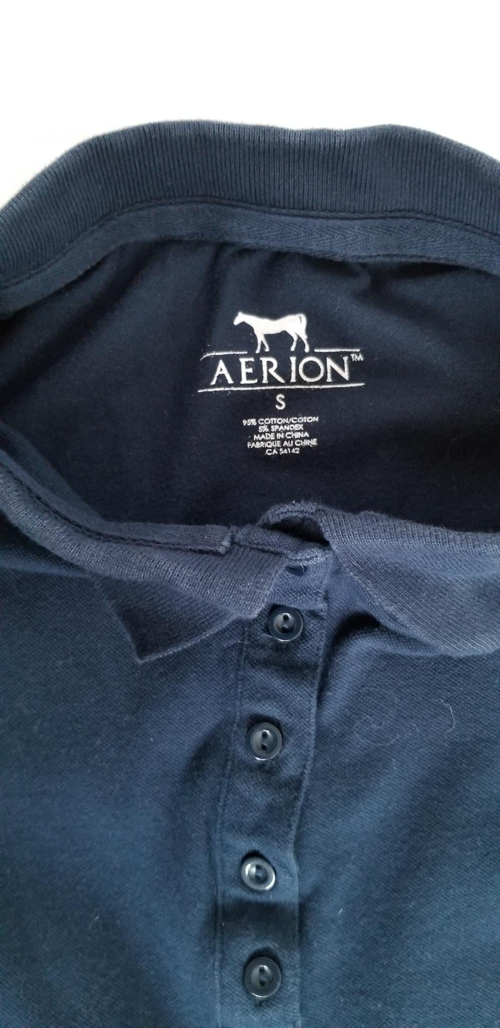 Aerion Pique Polo Shirt - Navy - Women's Small