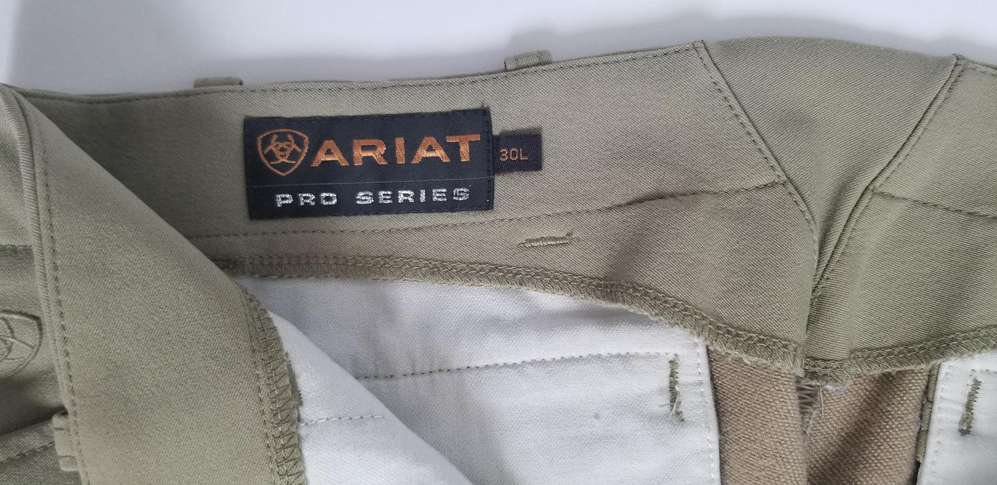Ariat Pro Series Men's Breeches - Tan - 30L