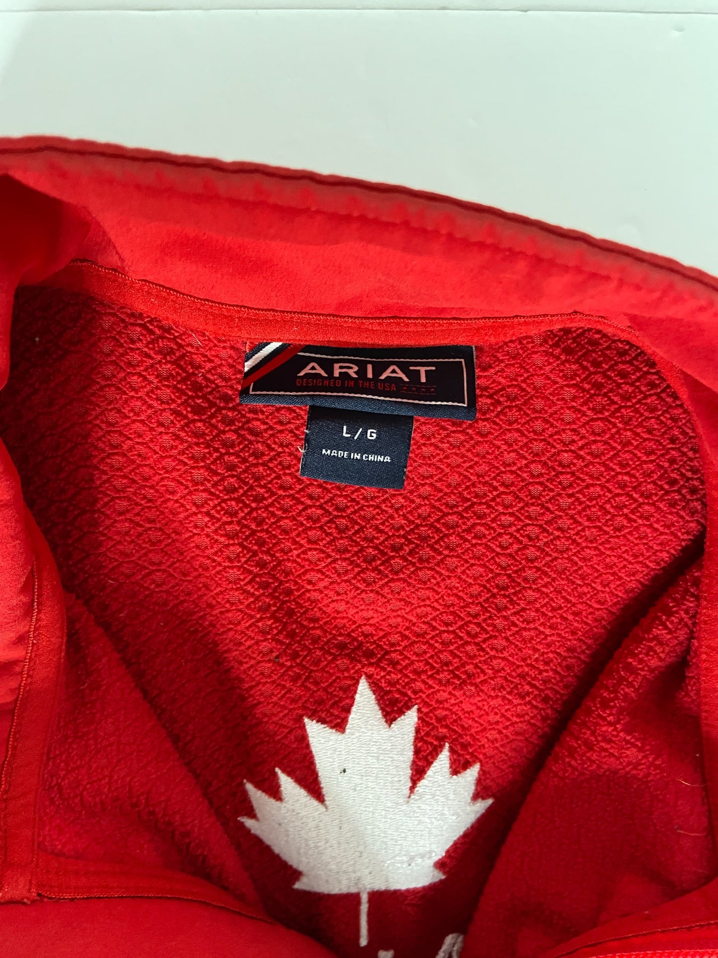 Ariat Softshell Team Jacket - Red - Women's Large