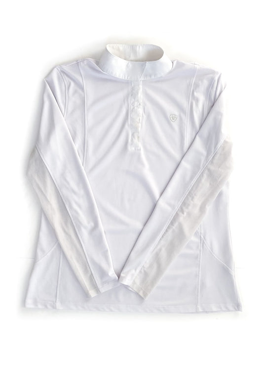 Ariat Pro Series Competition Shirt - White - Women's XL