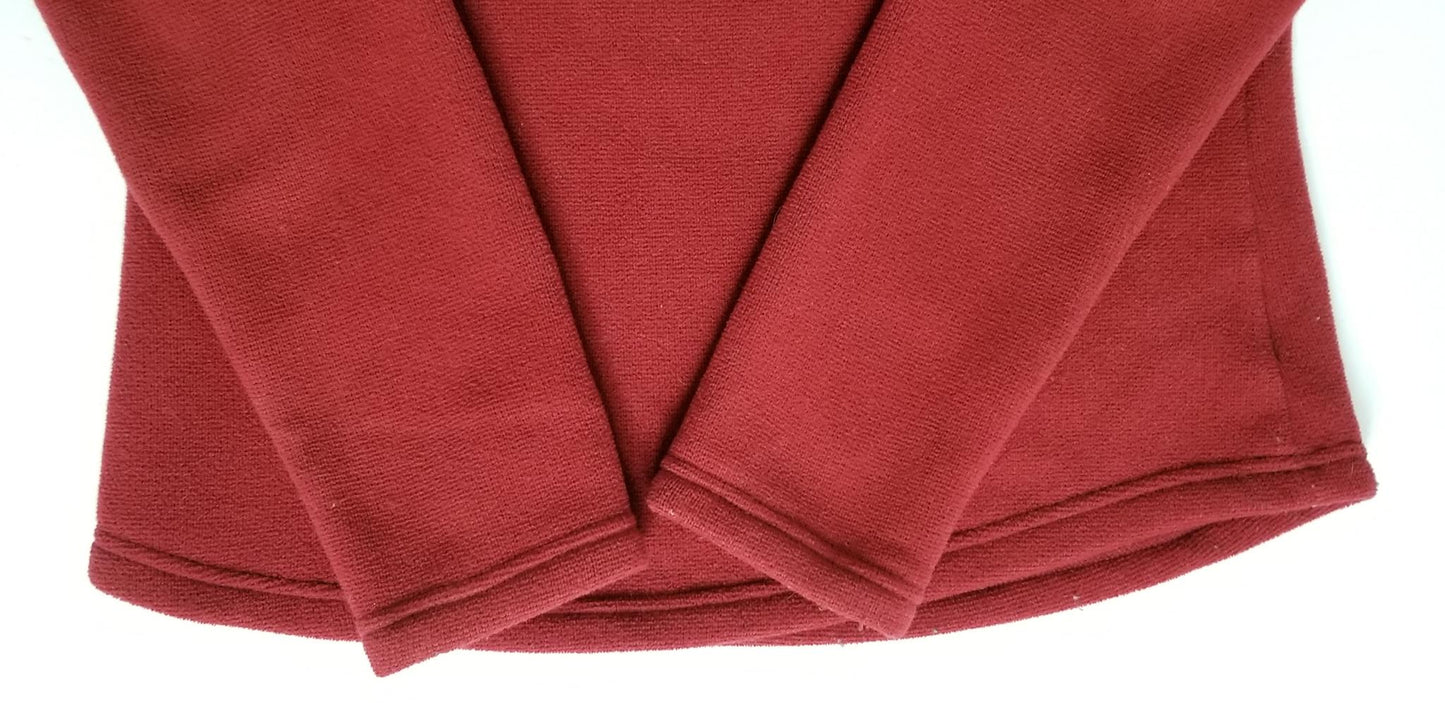 Ariat Fleece Turtleneck Sweater - Red - Small