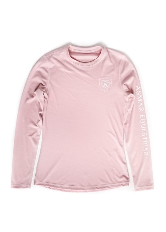 Asmar Equestrian Sustainable Logo Tee - Mellow Rose - Women's Small