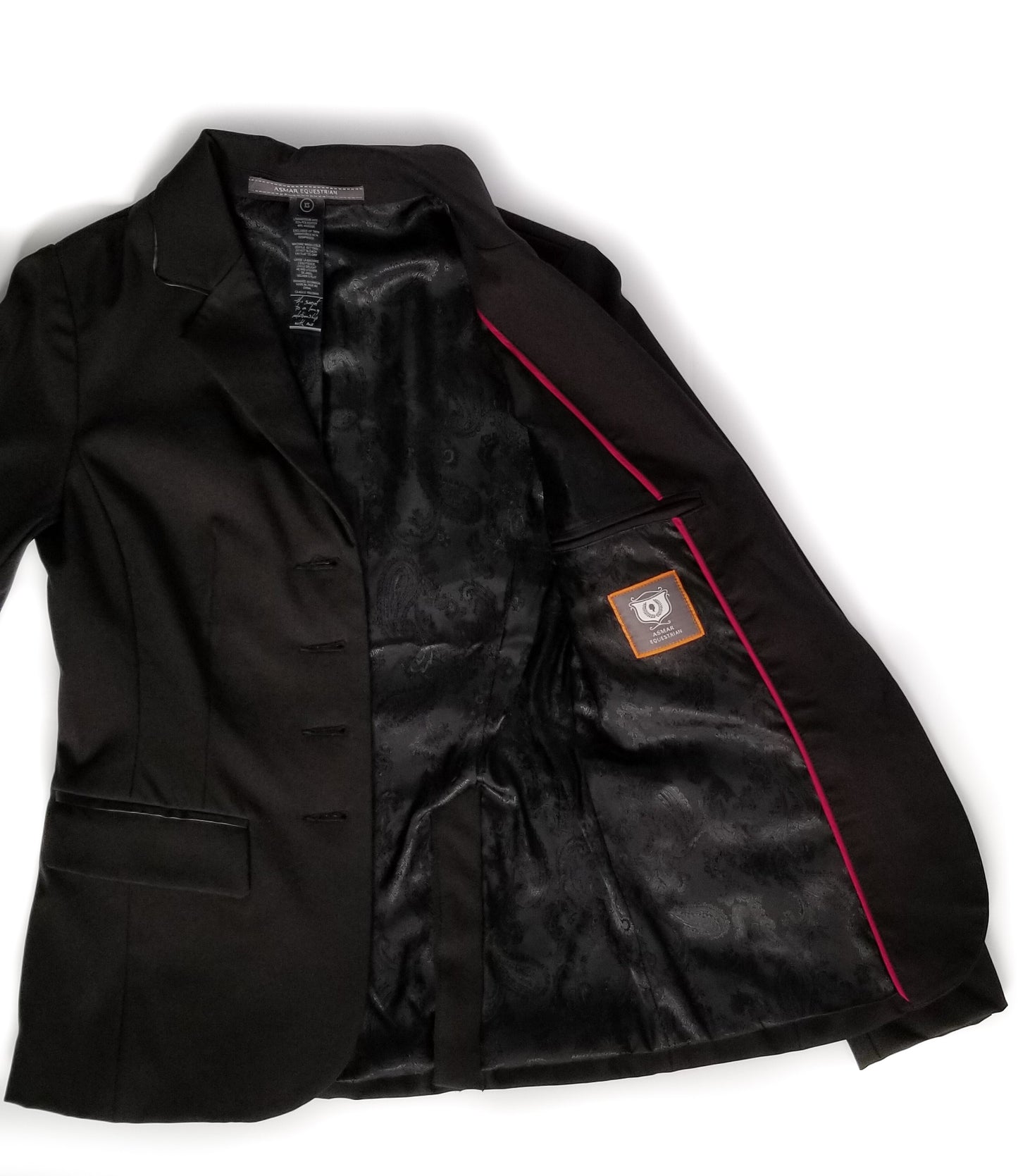 Asmar Equestrian Chantilly Show Jacket - Black - Women's XS