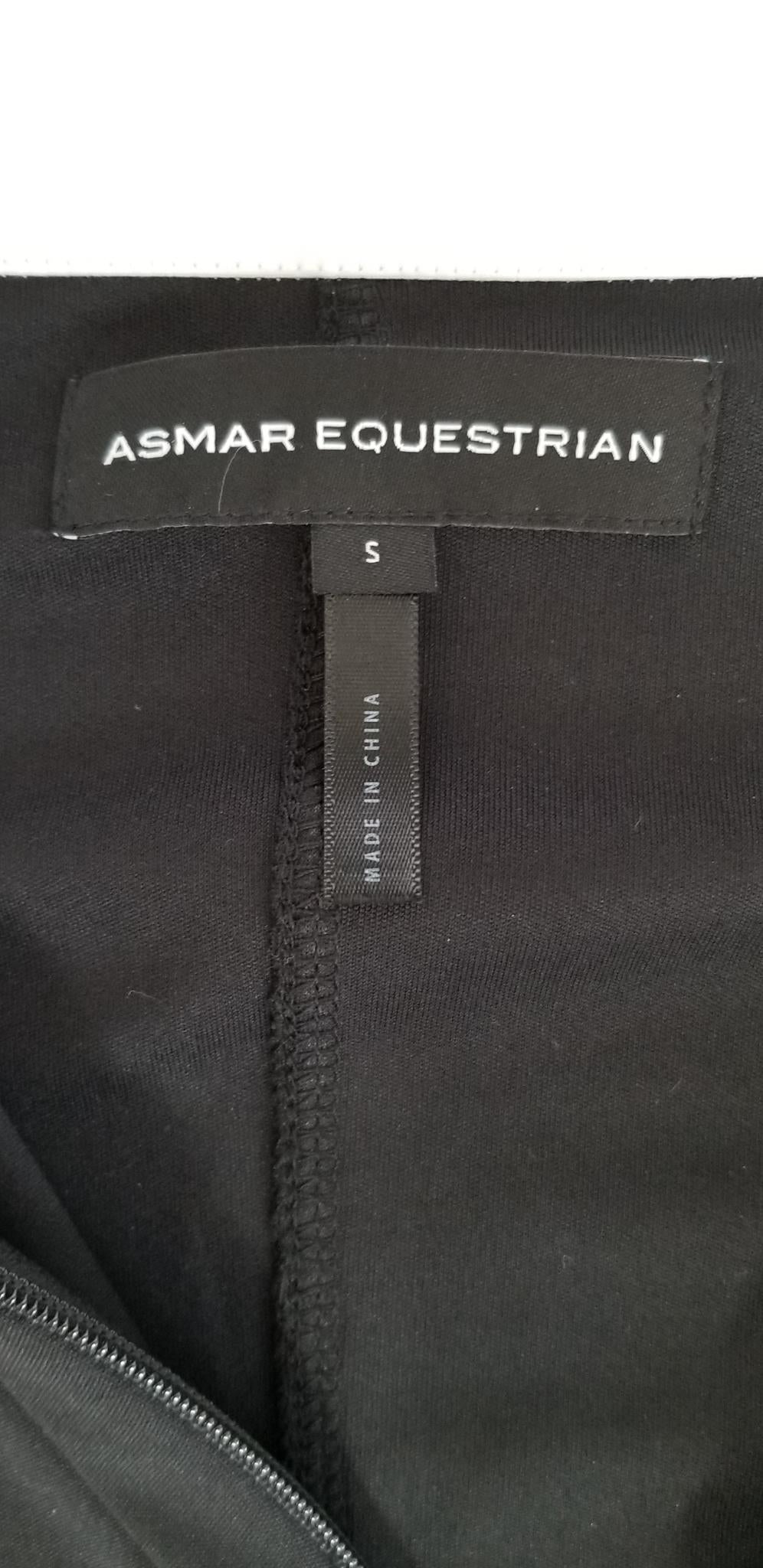 Asmar Equestrian Kathleen Technical 1/4 Zip Sun Shirt - Black - Women's Small