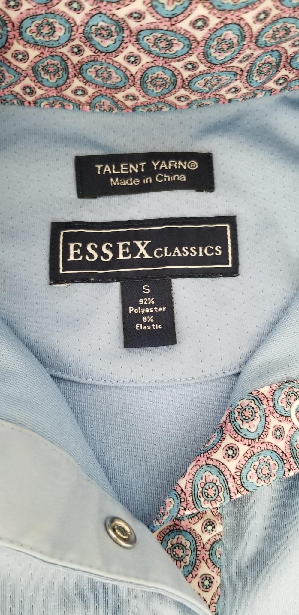 Essex Classics Talent Yarn Show Shirt - Blue - Women's Small