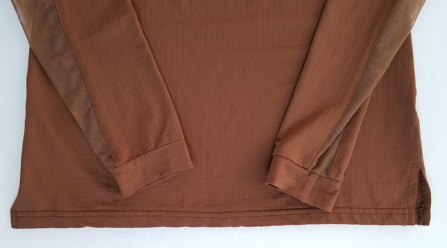 EIS Long Sleeve Sun Shirt - Brown & Lavender - Women's Small