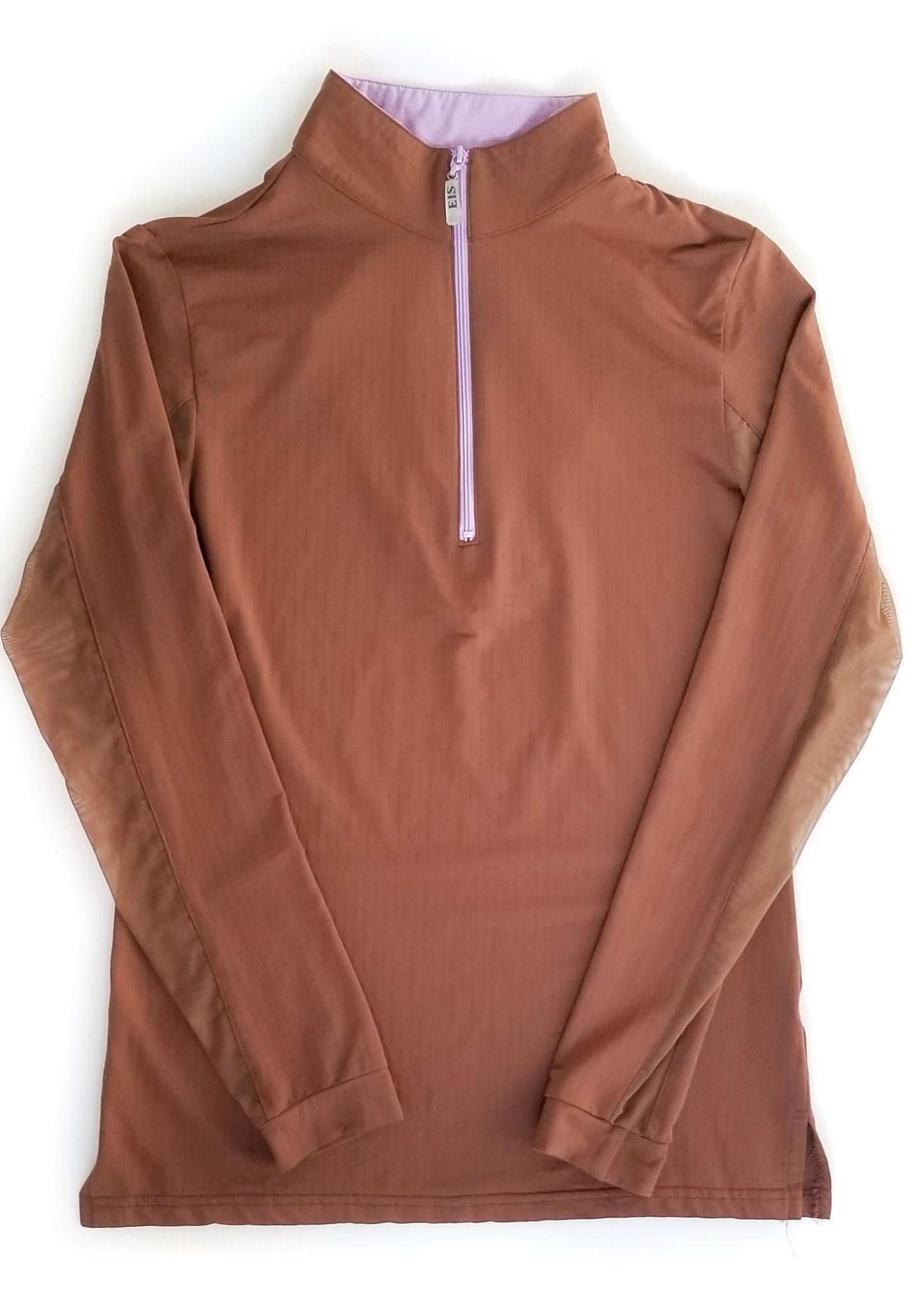 EIS Long Sleeve Sun Shirt - Brown & Lavender - Women's Small