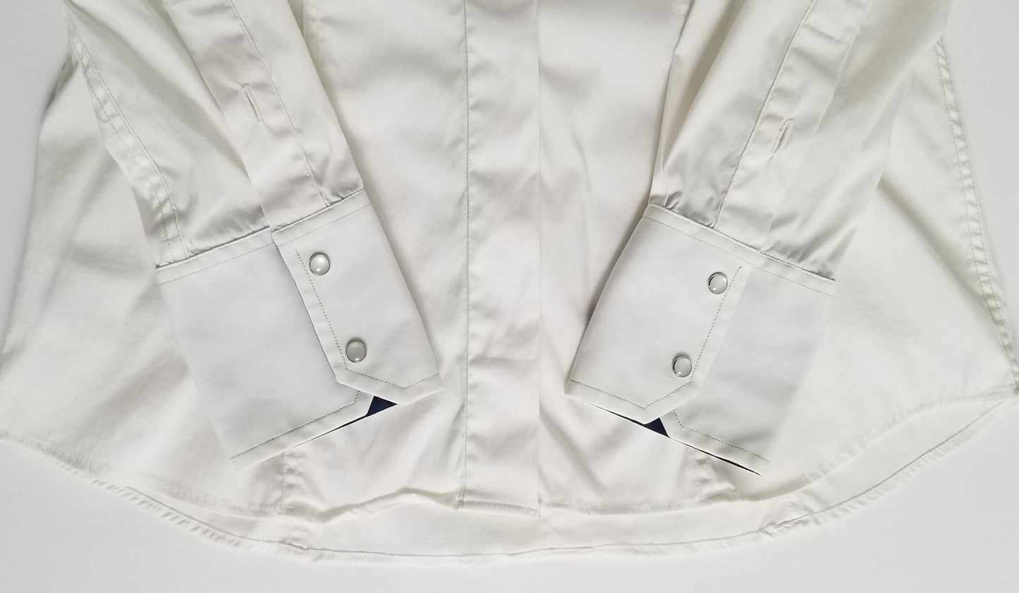 Cheval Fashions Competition Shirt - White (Blue Collar) - Women's 4
