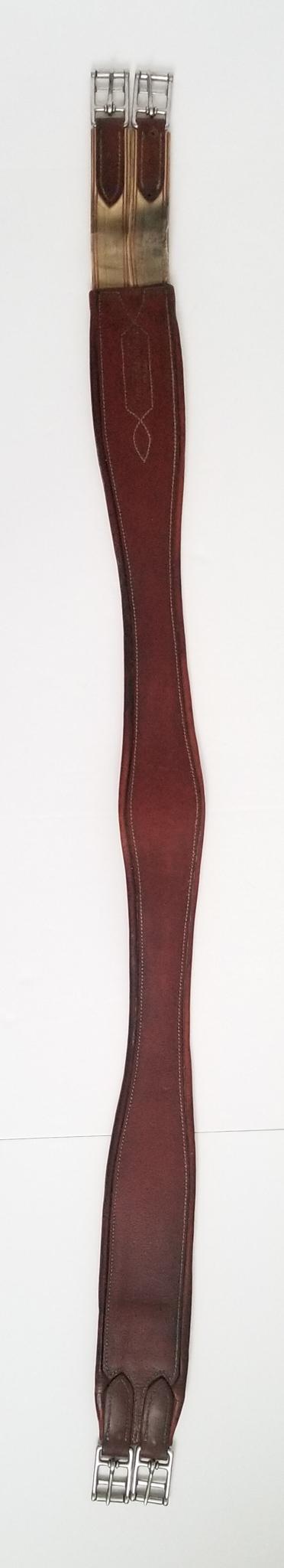 Childeric Leather Hunter Girth - Light Brown - 54"/137cm