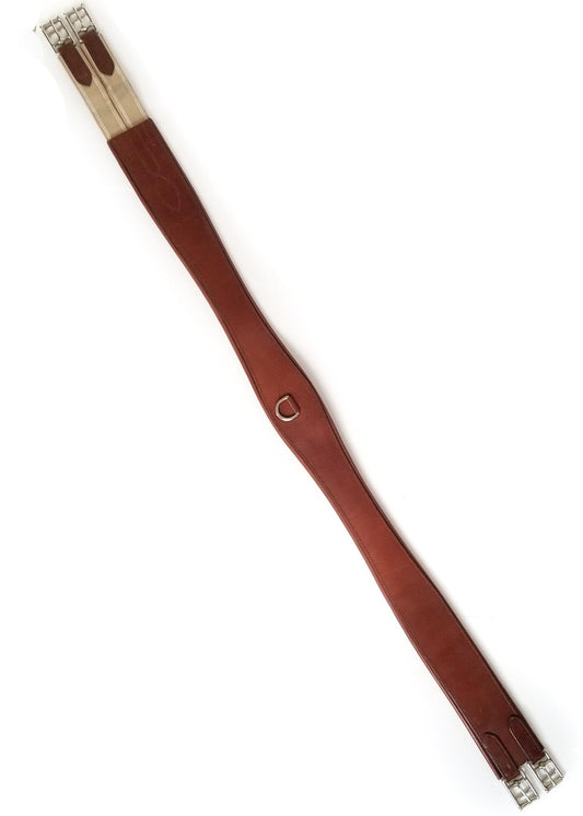 Classic Equine Leather Girth - Light Brown - 54"
