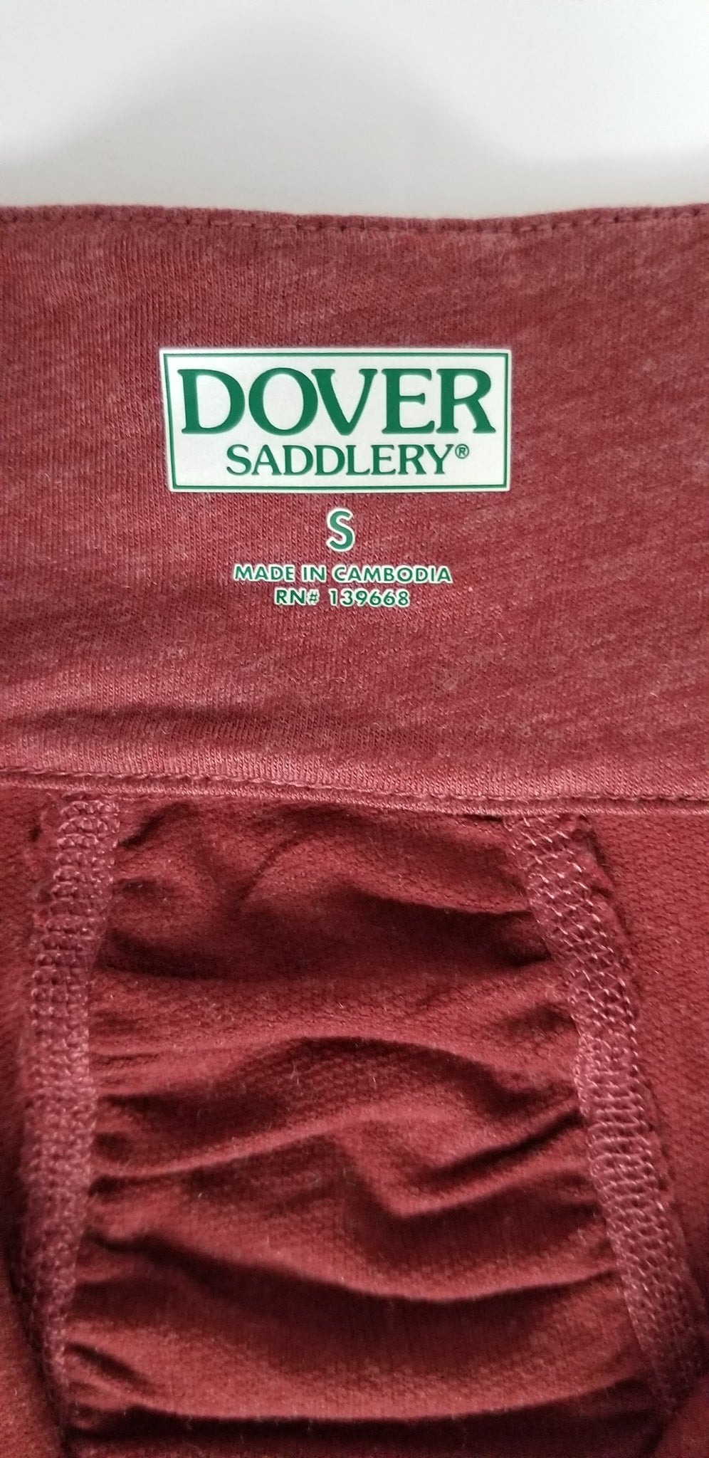 Dover Saddlery Lightweight Quarter Zip - Red Heather - Women's Small