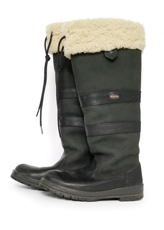 Dubarry Kilternan Country Boot - Green and Black - 37.5