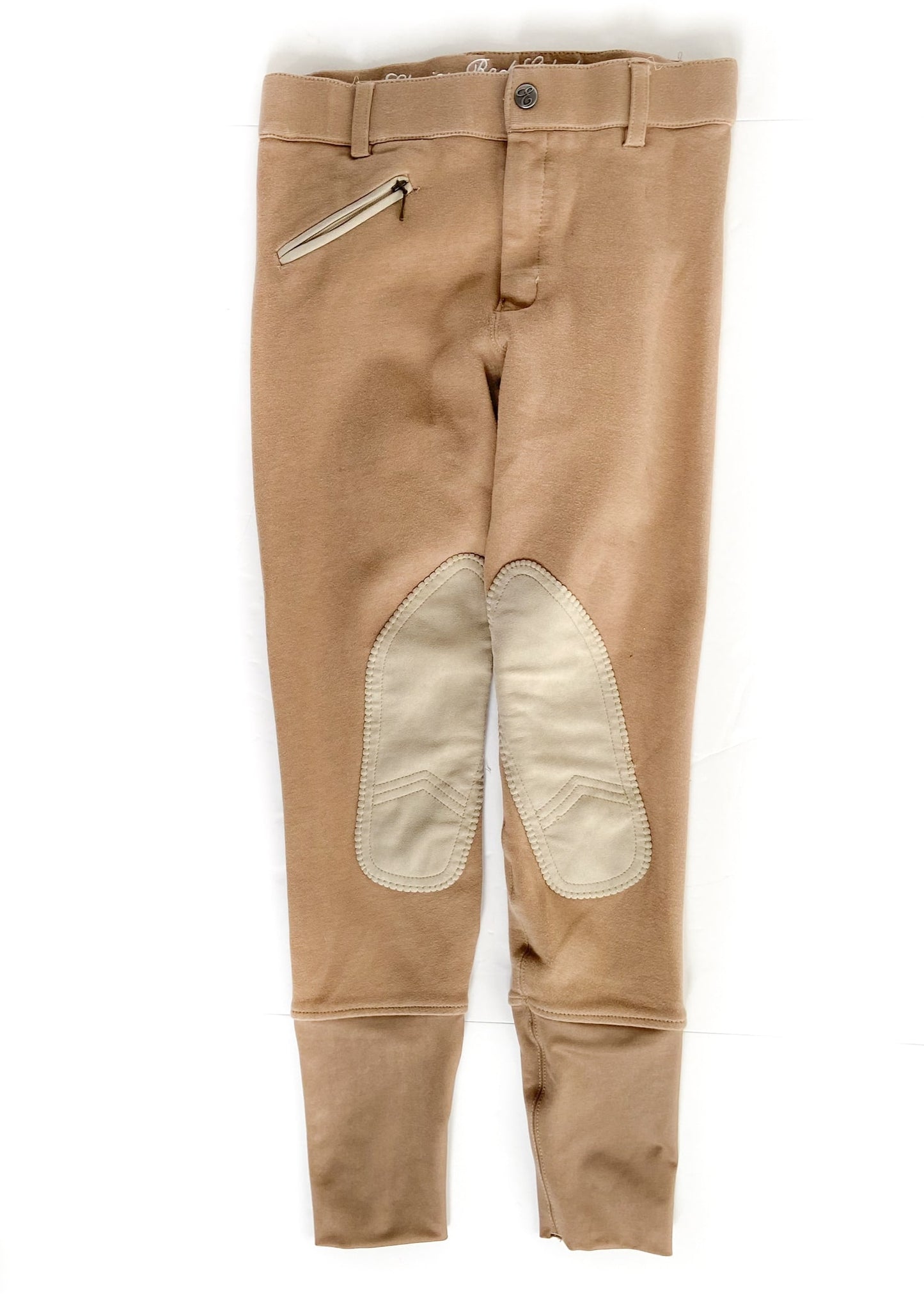 Elation Red Label Pull On Breeches - Tan - Youth 14