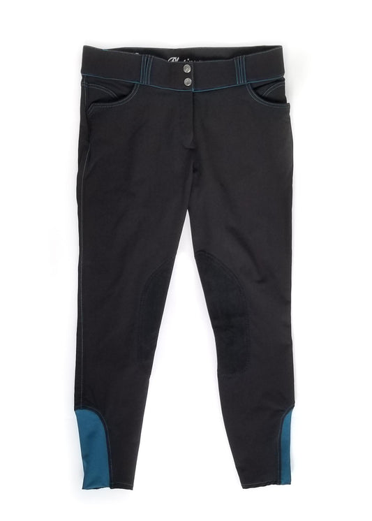 Elation Platinum Brooklyn Breech - Black/Blue - Women's 32R